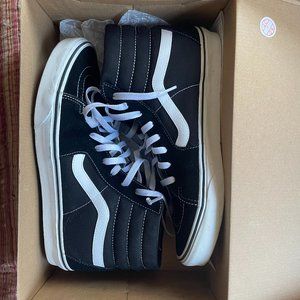 Vans black hi tops